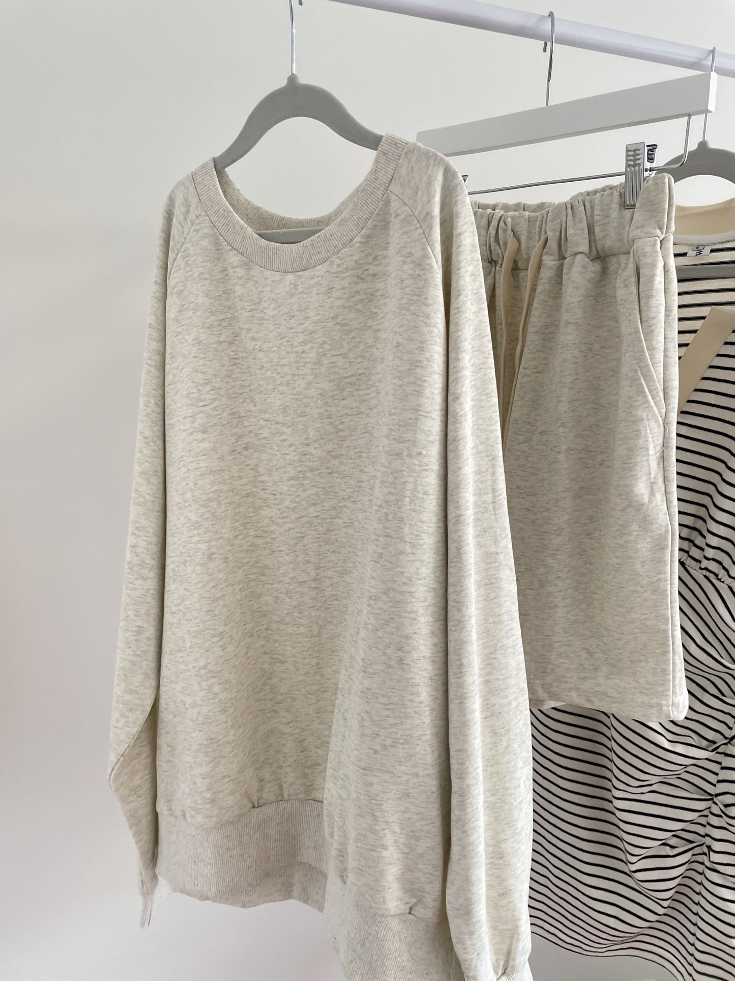 Sweatshirt Shorts Set