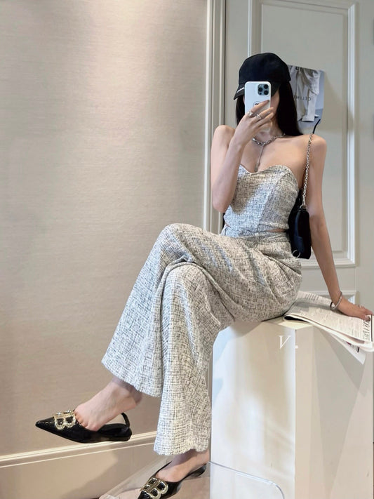 Coco Style Tube Top Trousers Set