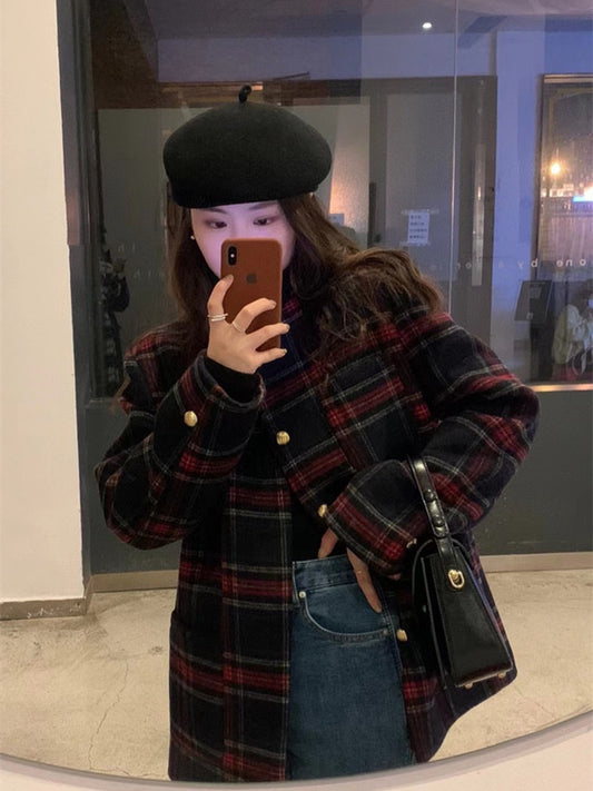 Vintage Plaid Jacket