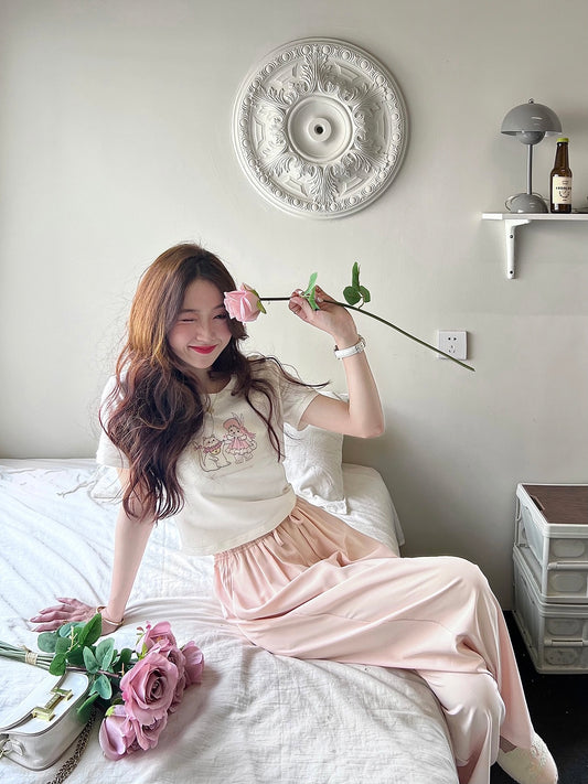 Cute Kitten Cropped Tee