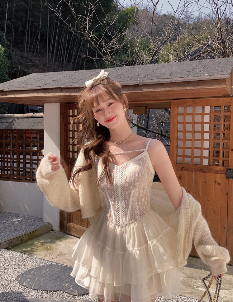Bustier Cami Layered Dress