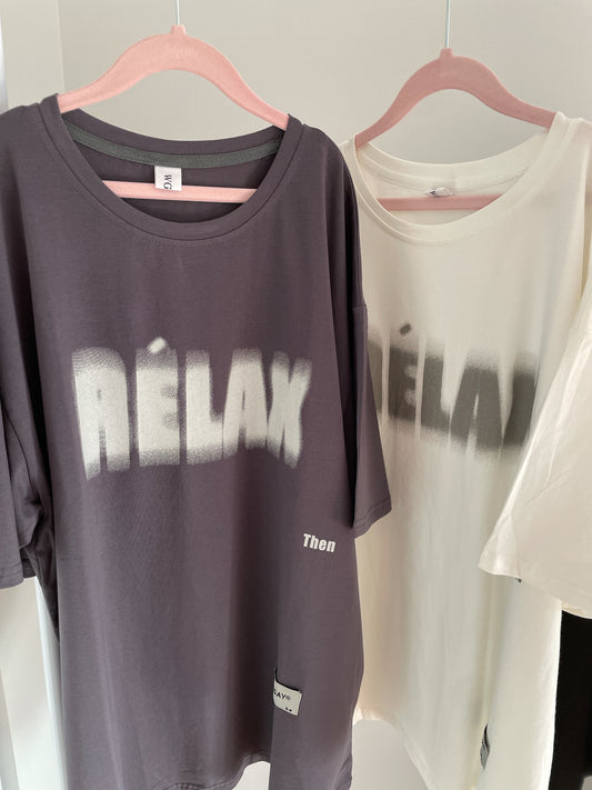 Vibrating Words Oversized Soft Tee