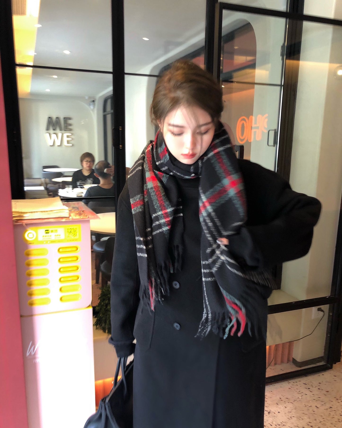 Plaid Pattern Scarf
