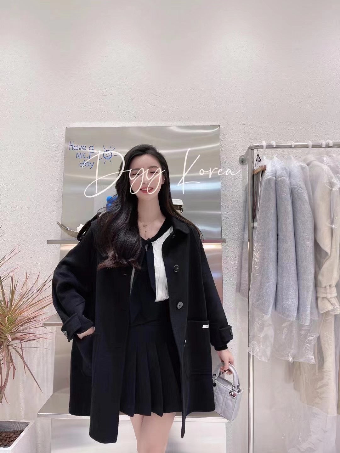 Preppy Wool Coat