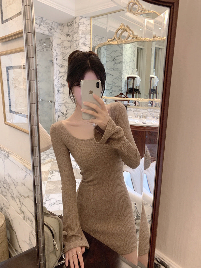 Ribbed Soft Knit Dress