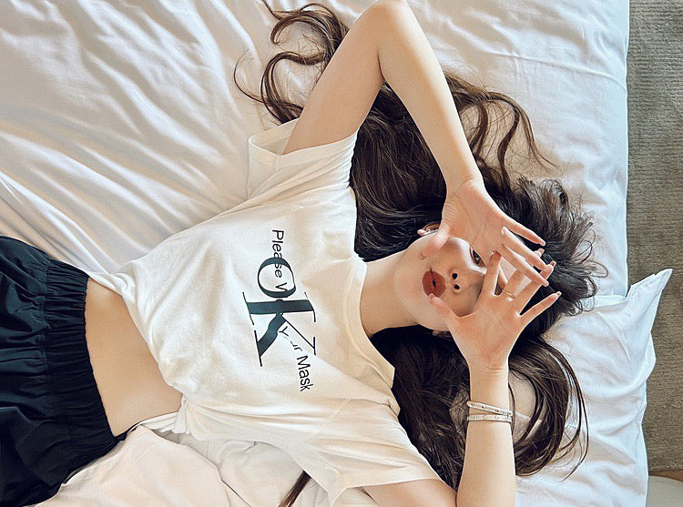 Slogan Simple Soft Cotton Tee