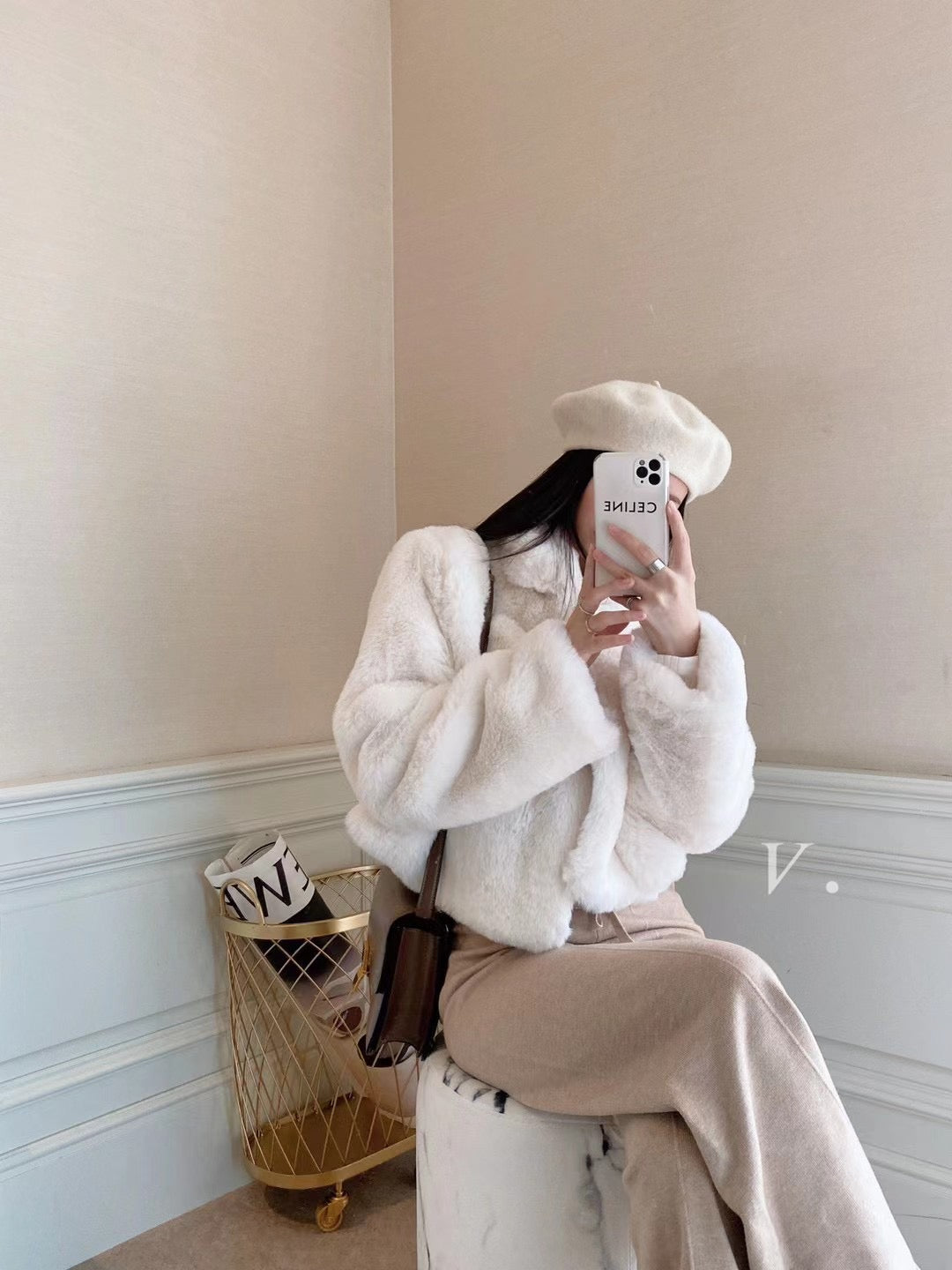 Faux Fur Short Coat