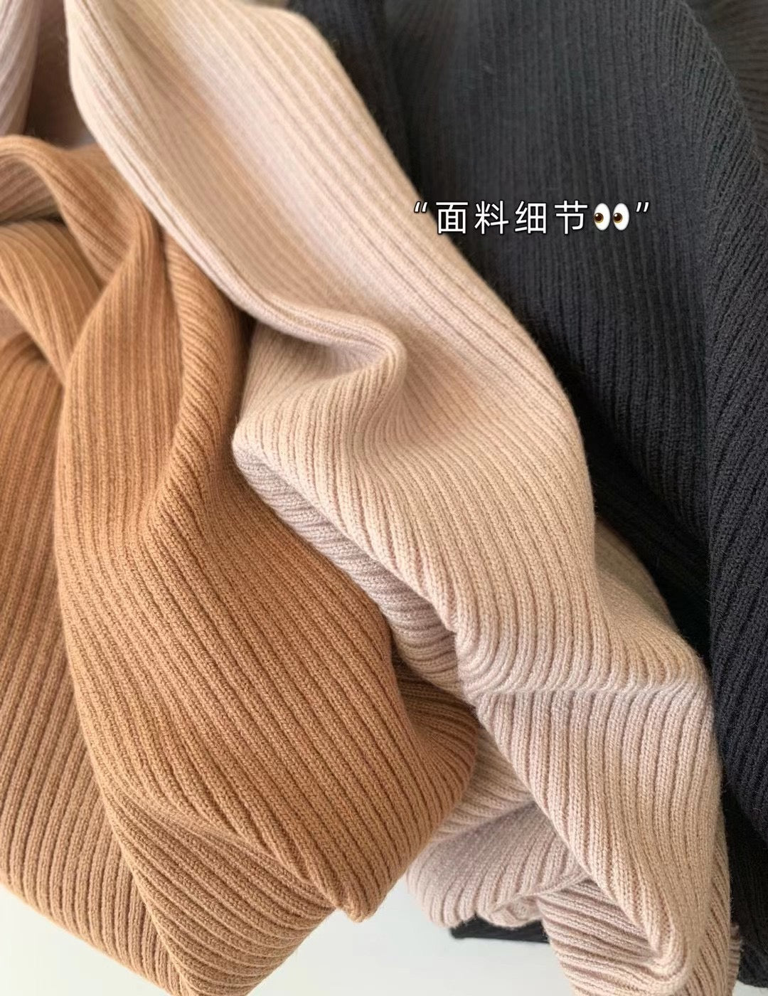 Heart Button Ribbed Knit Top