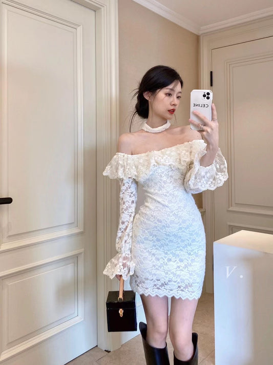 Off The Shoulder Lace Dress