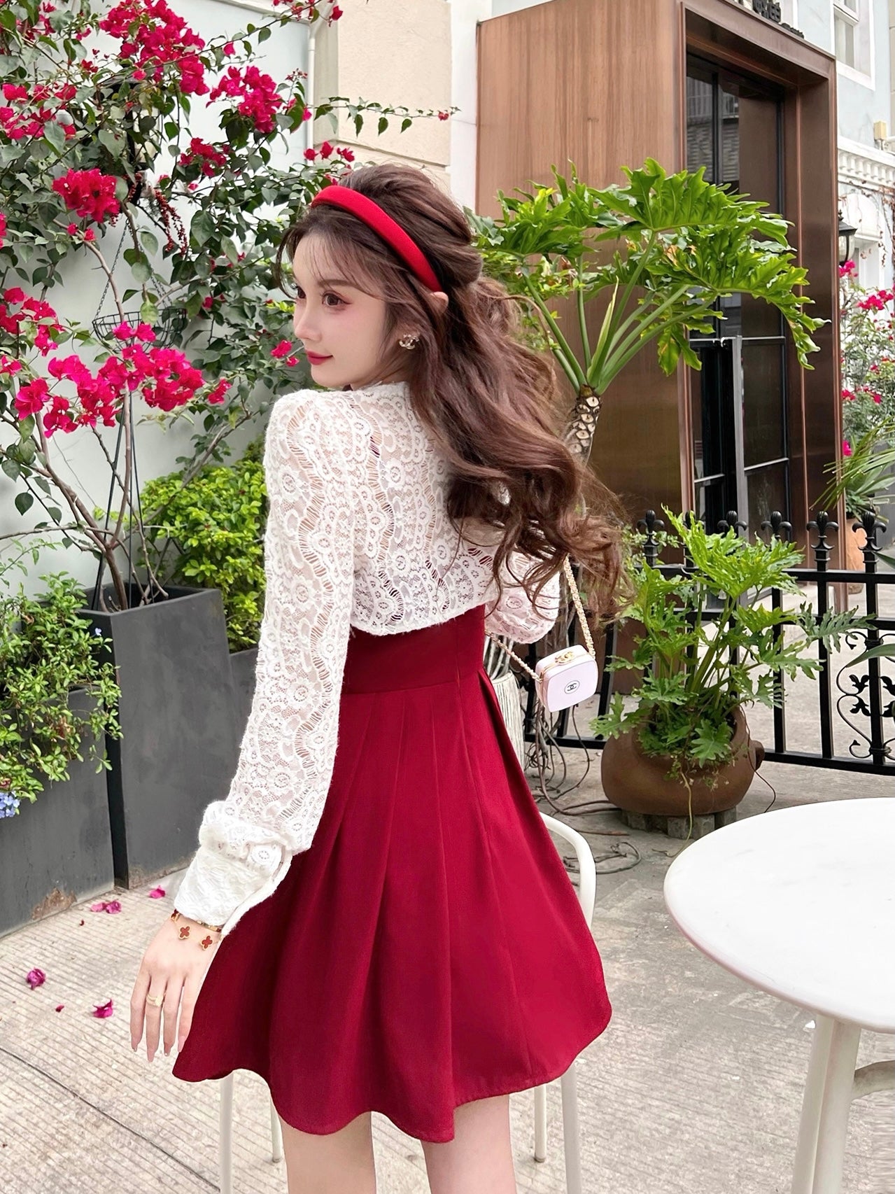 Ribbon A-line Cami Dress