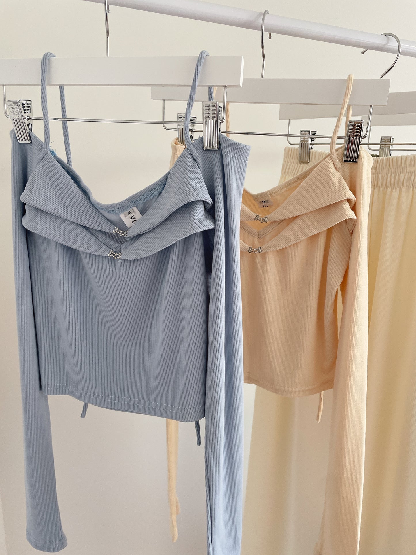 Front Cross Soft Knit Top