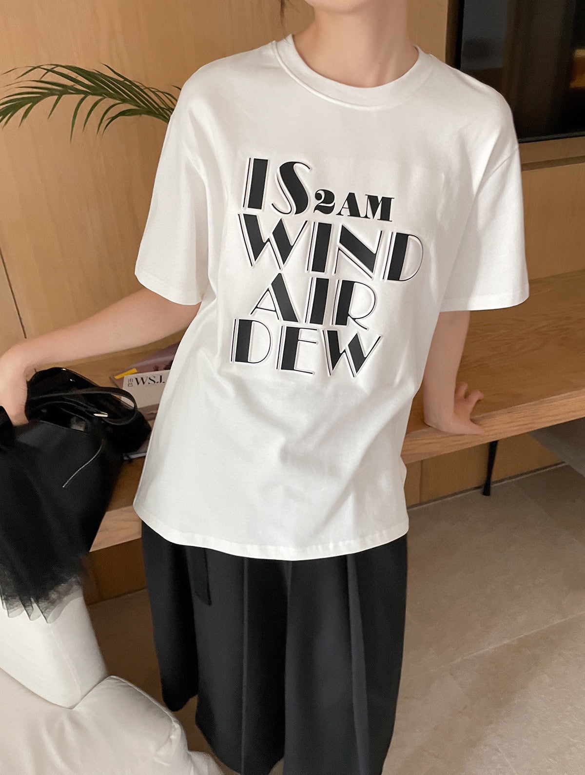 3D Letters Oversized Tee