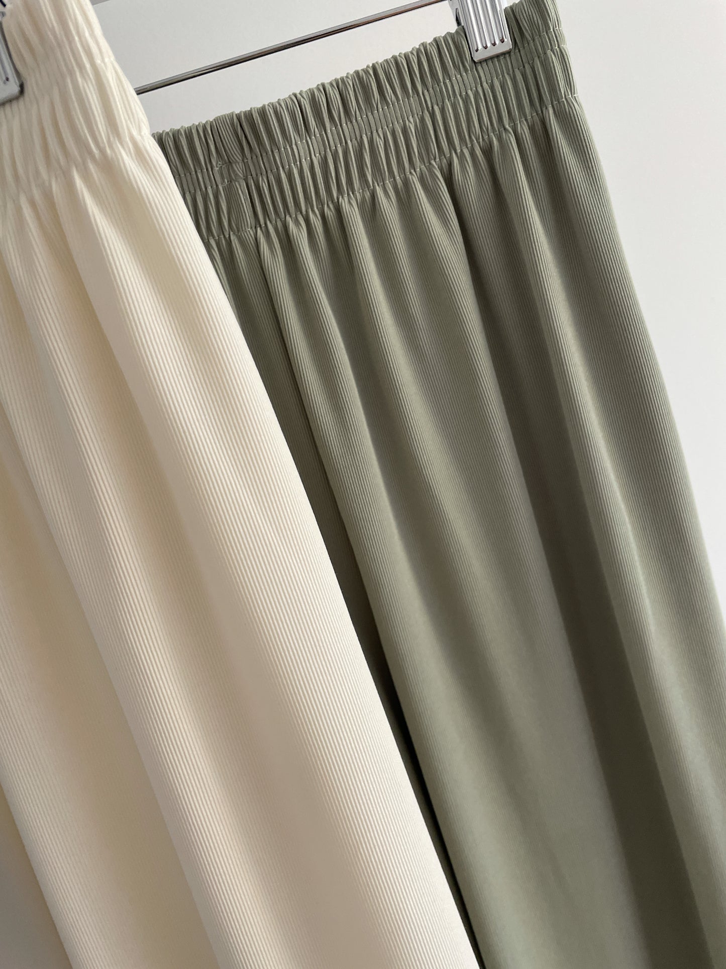 Elasticated Relaxed Wide Legs Pants