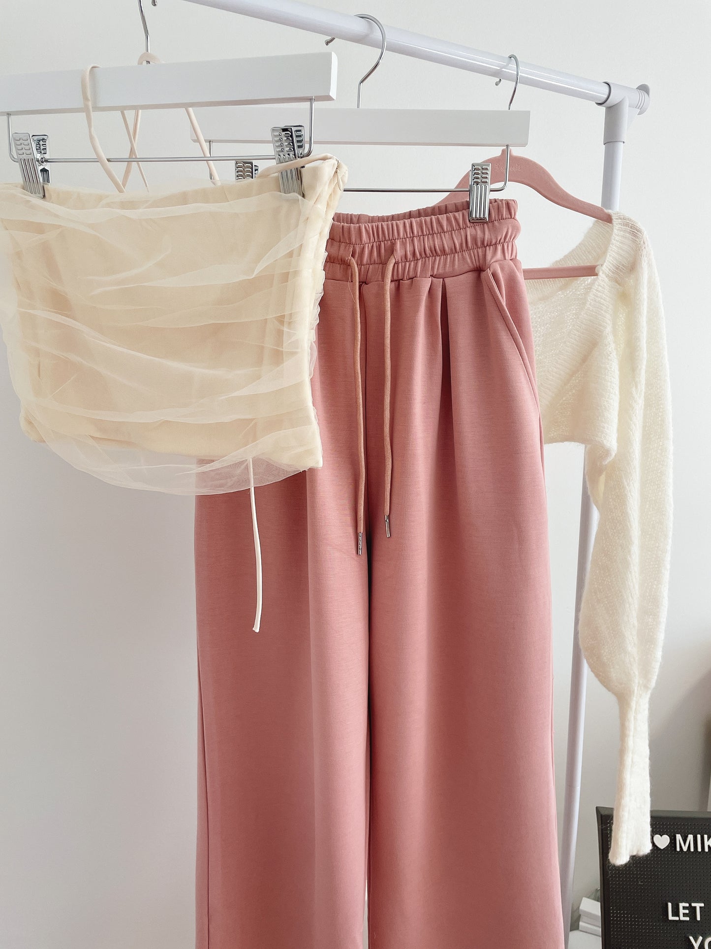 Mesh Chiffon Stretch Tube Top