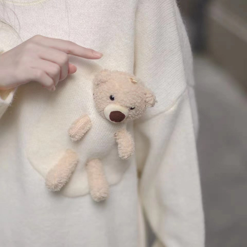 Stuffed Bear Doll Sweater