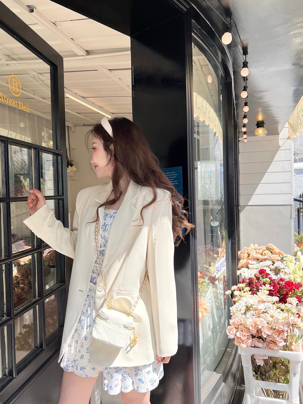 Weekend Relaxed Cream Blazer