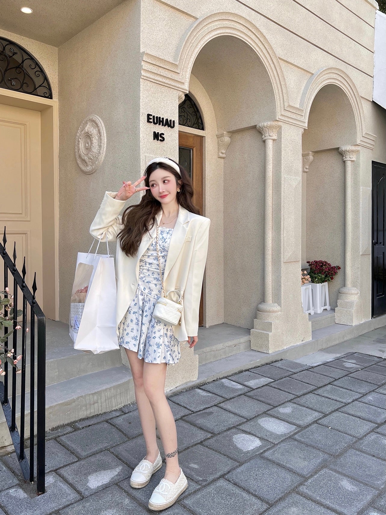 Weekend Relaxed Cream Blazer
