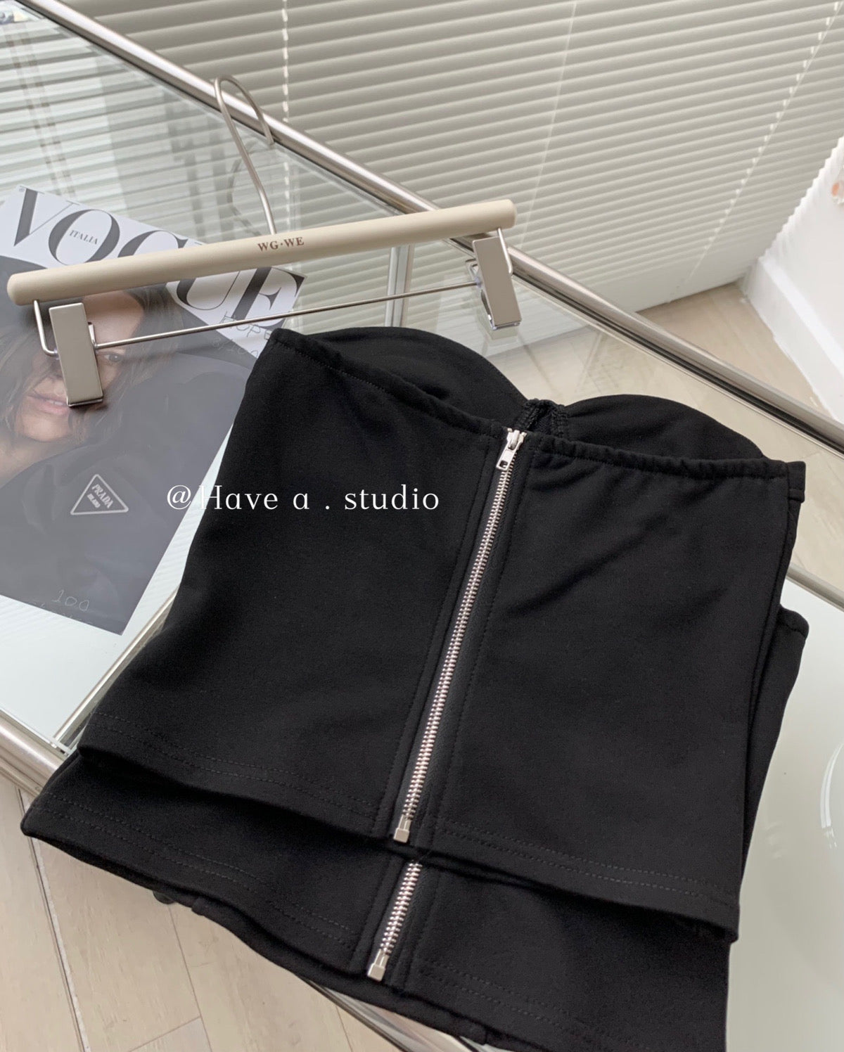 Tube Top Wide Legs Pants Set