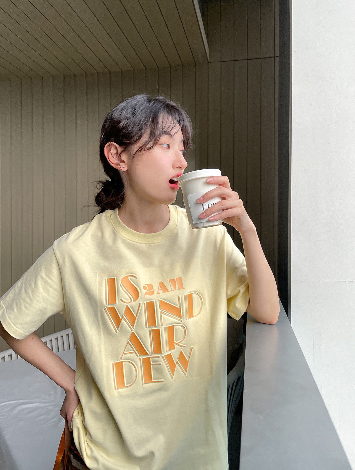 3D Letters Oversized Tee