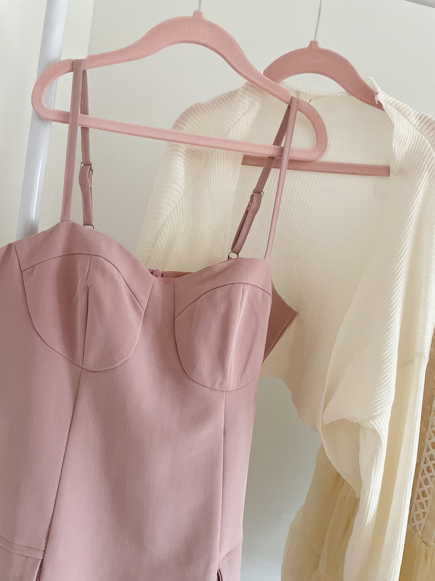 Dusty Pink Dress Set