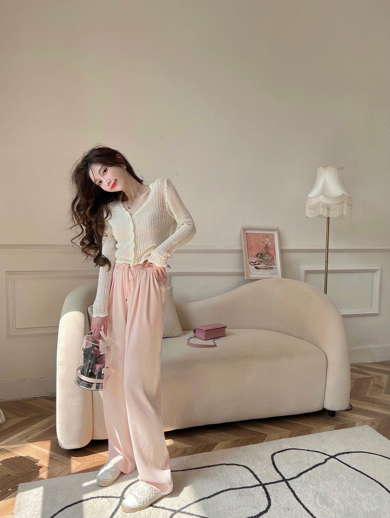 Peach Relaxed Air Pants