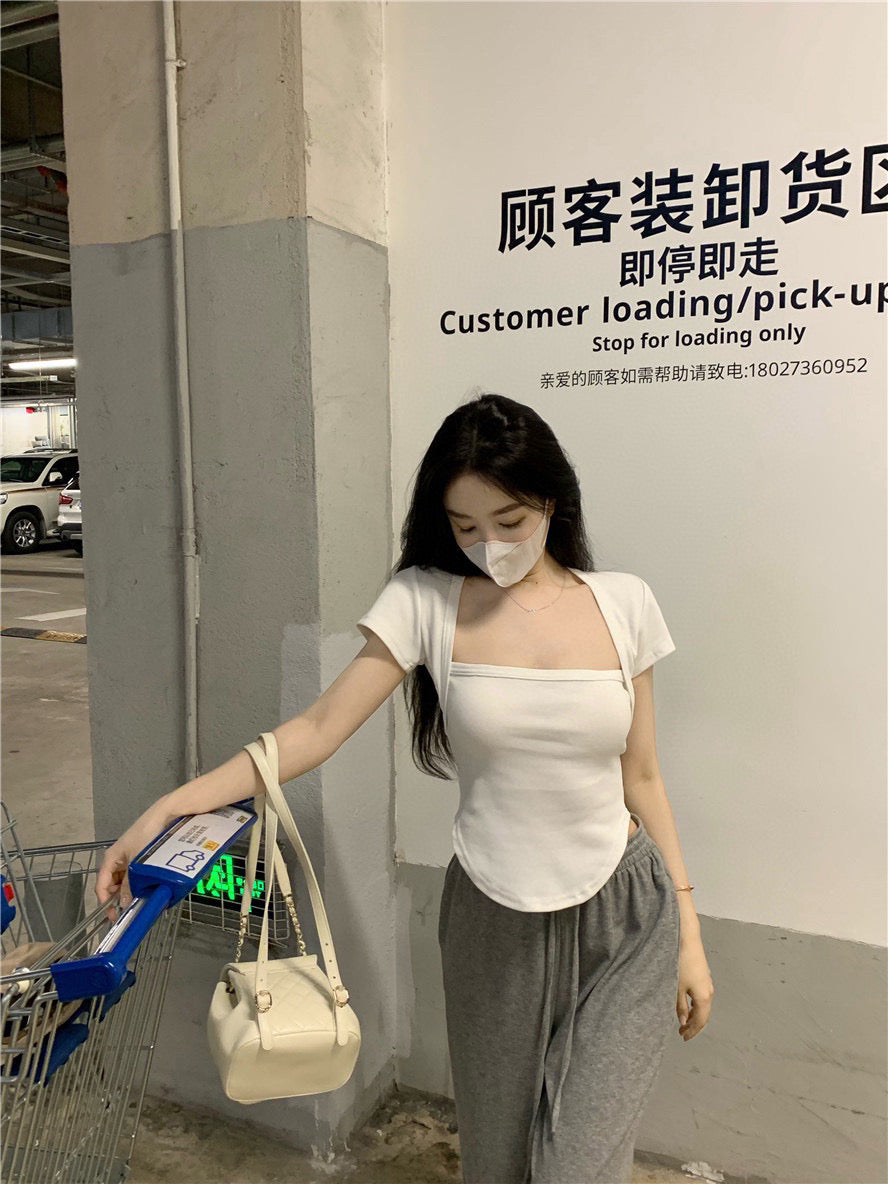 Square Neck Cotton Tee