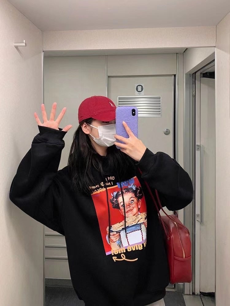 Vintage Cookie Girl Hoodie