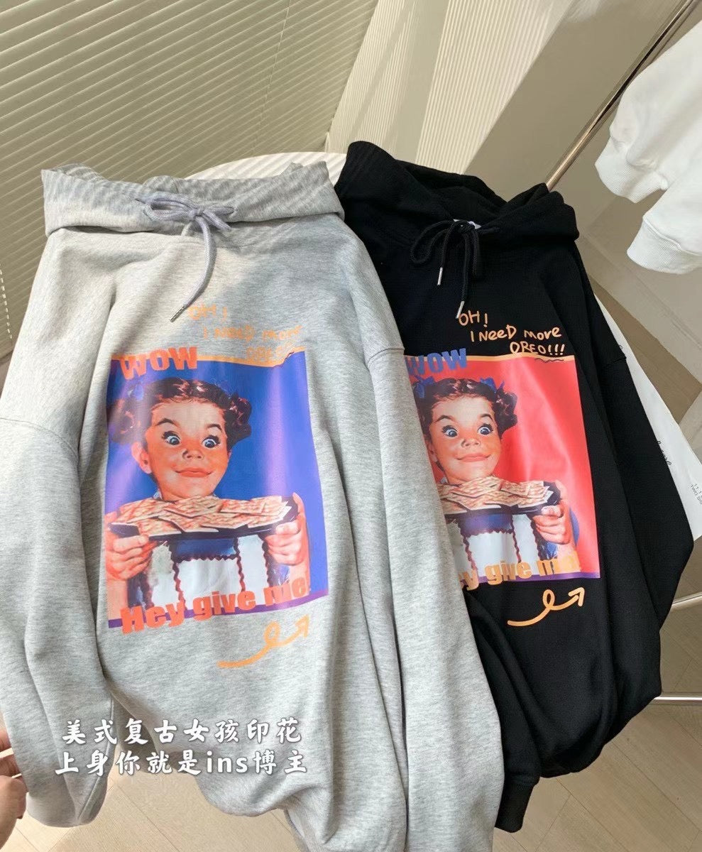 Vintage Cookie Girl Hoodie