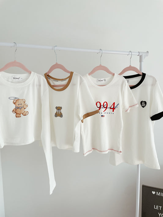 Cute Bear Cropped Tee