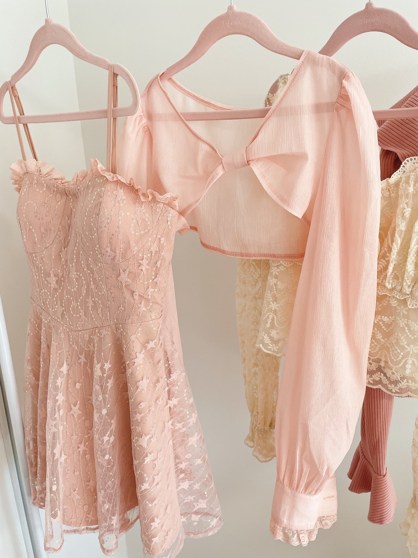 Sweet Sakura Mesh Dress set