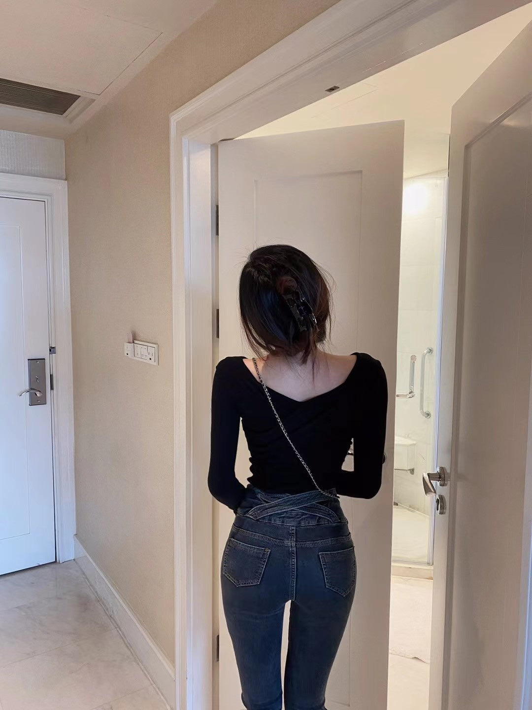 Off The Shoulder Wrap Top