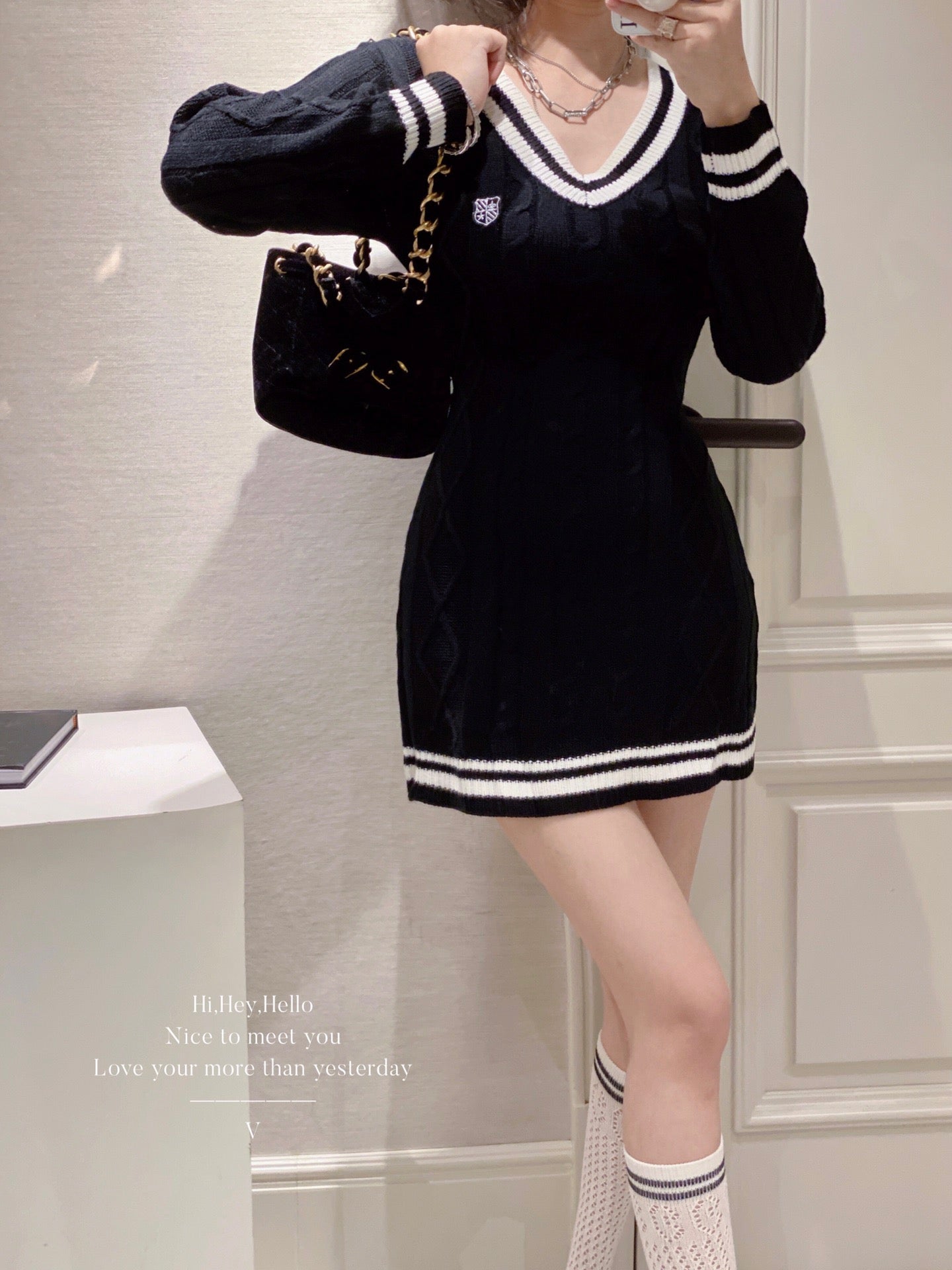High School Knit Dress
