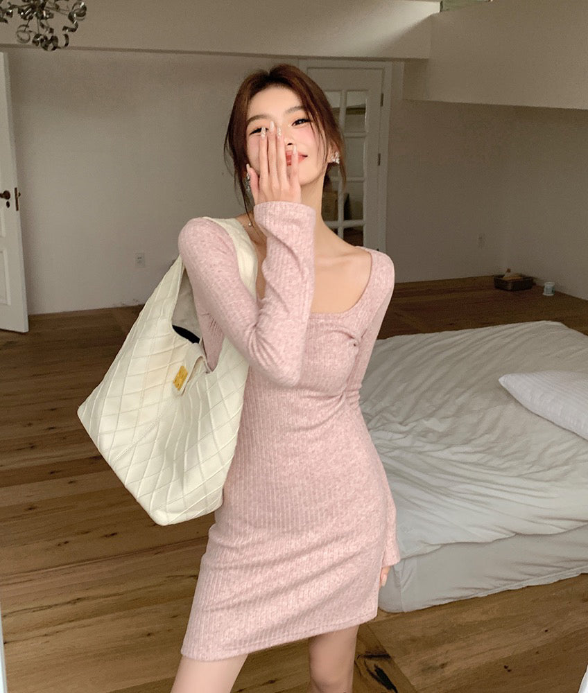 Ribbed Soft Knit Dress
