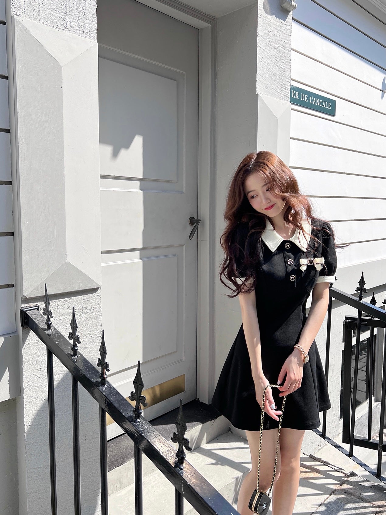 Vintage Polo Ribbon Pin Dress