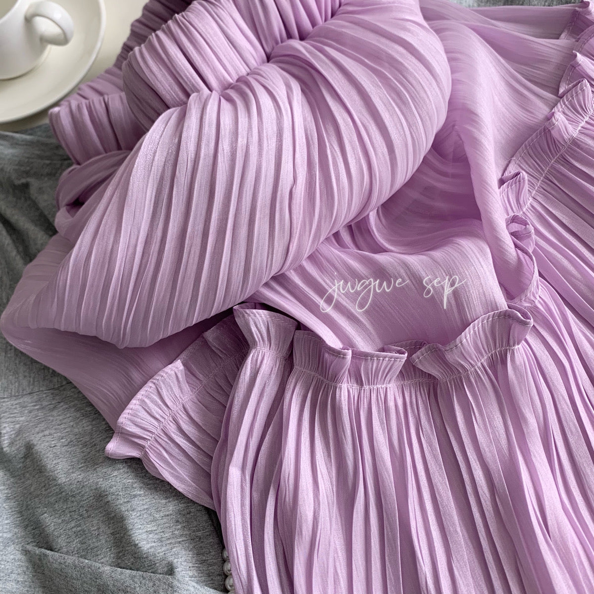 Ruffle Chiffon Tiered Dress
