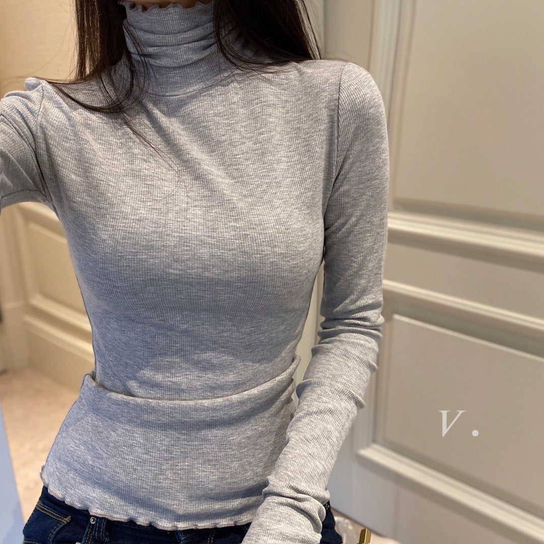 Turtleneck Ribbed Heattech
