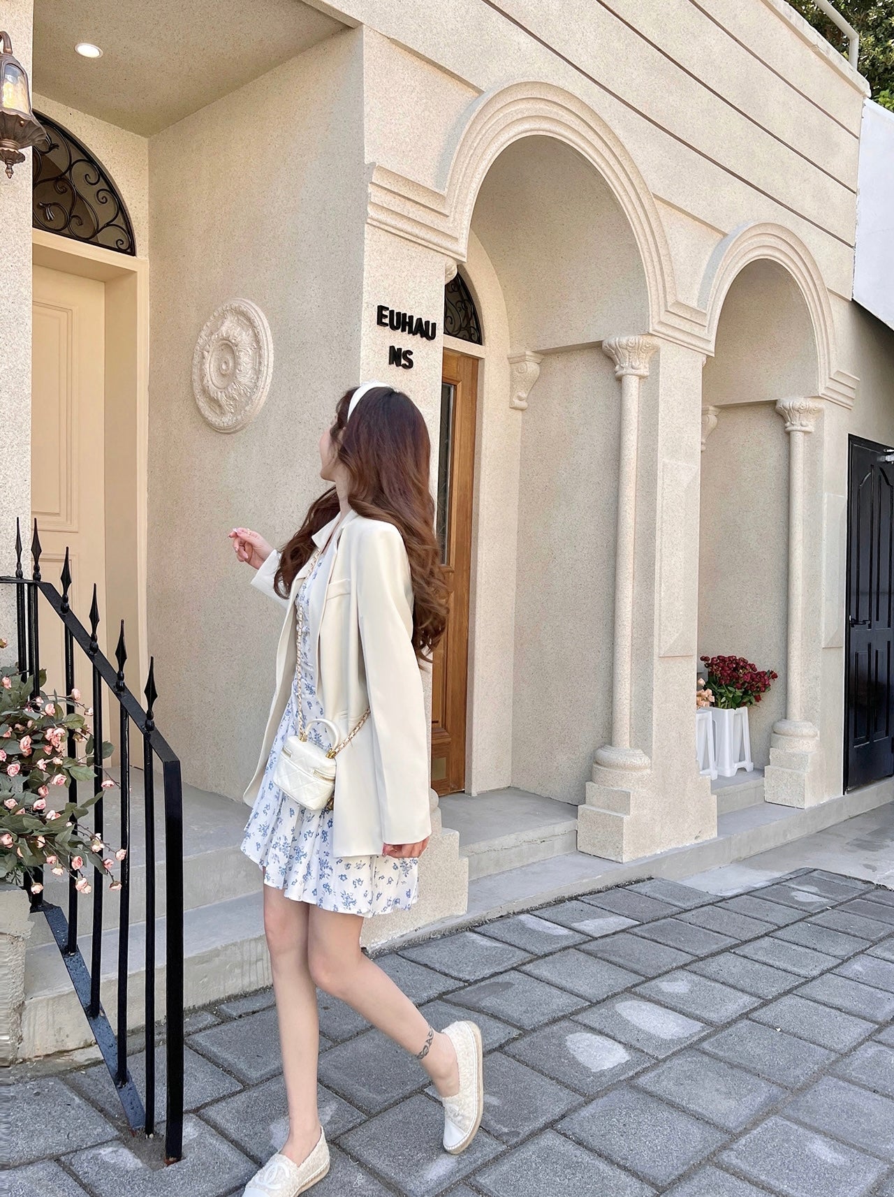 Weekend Relaxed Cream Blazer