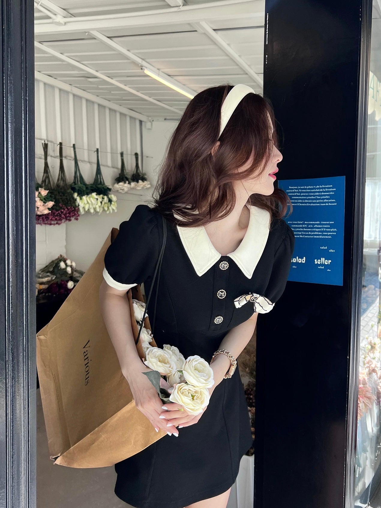 Vintage Polo Ribbon Pin Dress