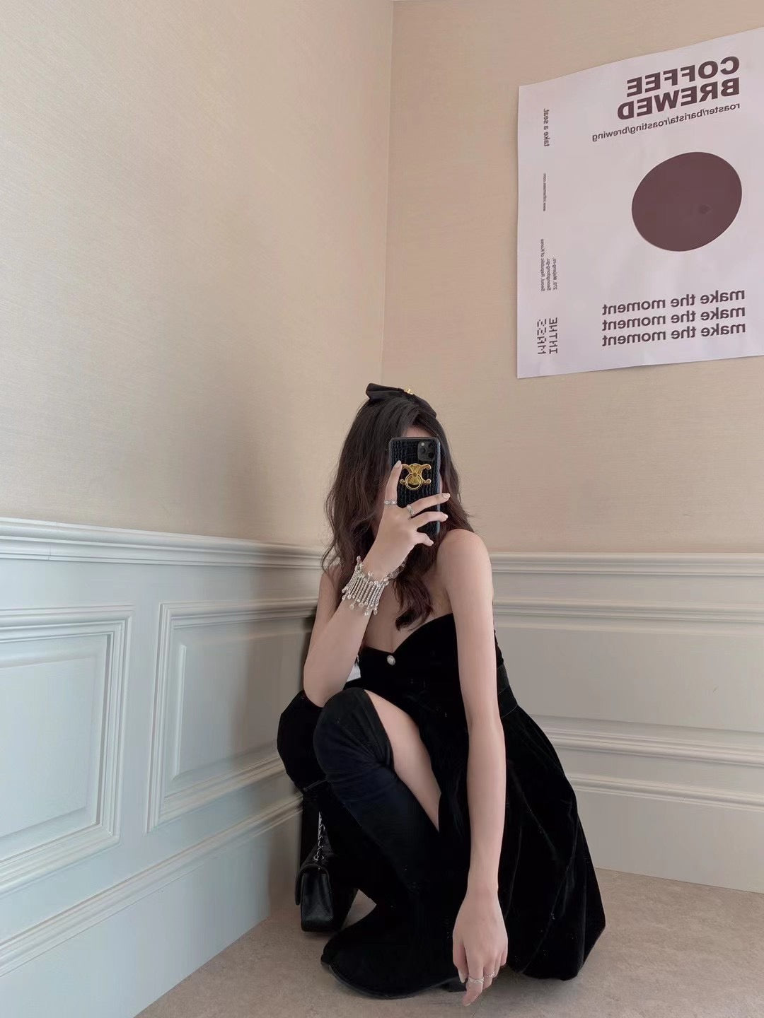 Velvet Princess Bubble Dress