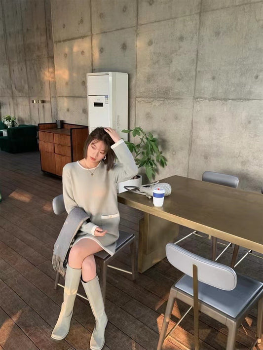 Chanel Style Knit One Piece