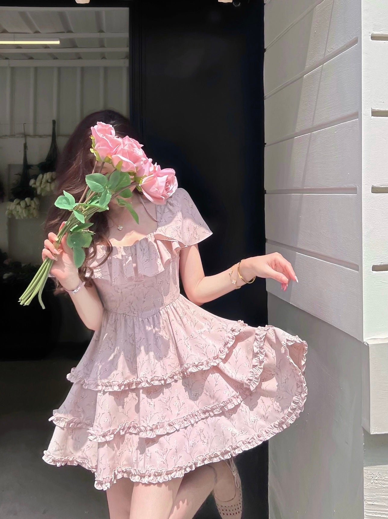 Sakura Layered Dress