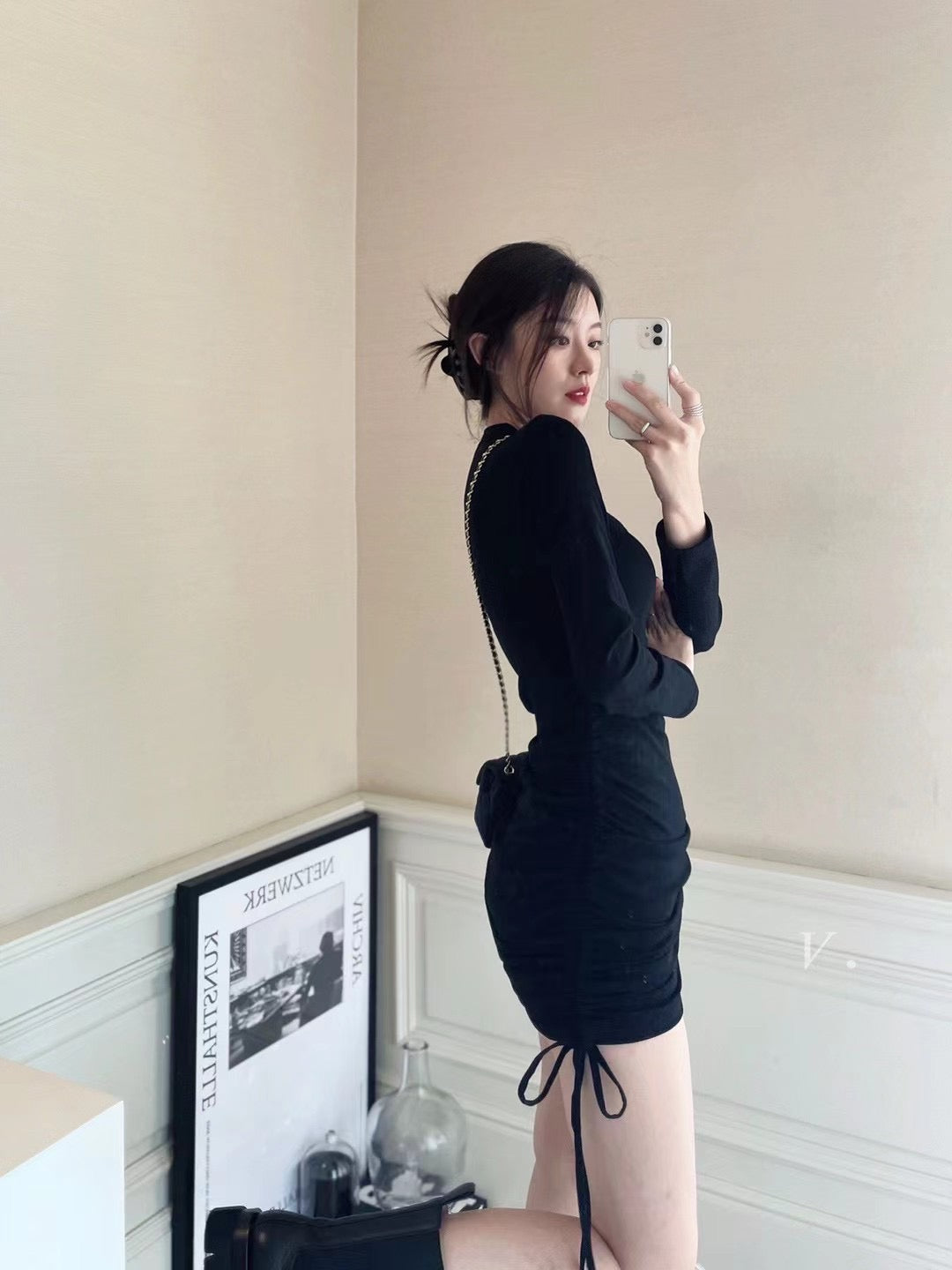 Ballet Square Neck Dress