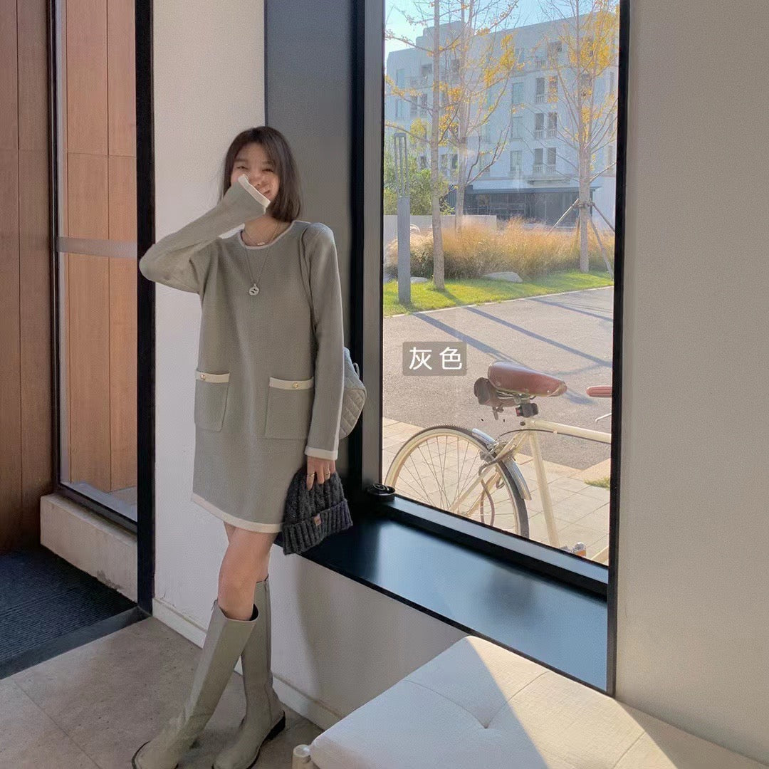 Chanel Style Knit One Piece
