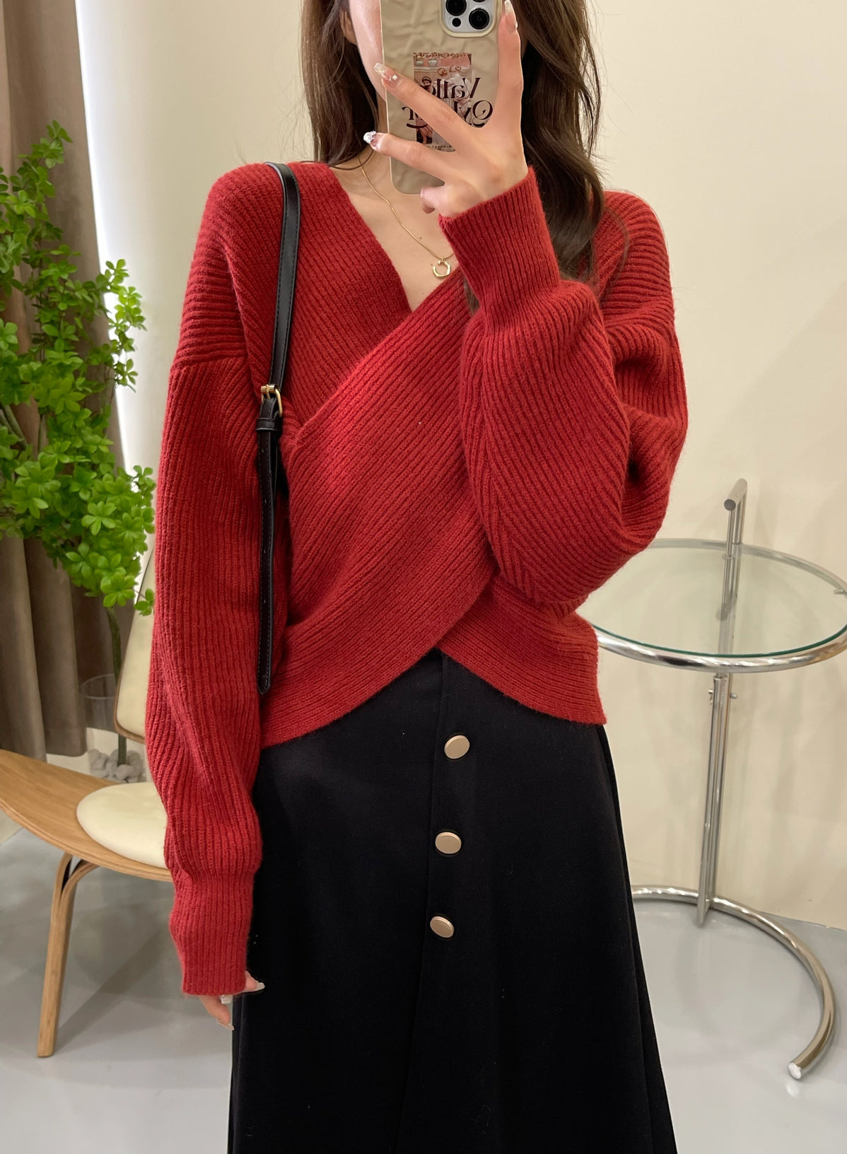 Crossed Sweater