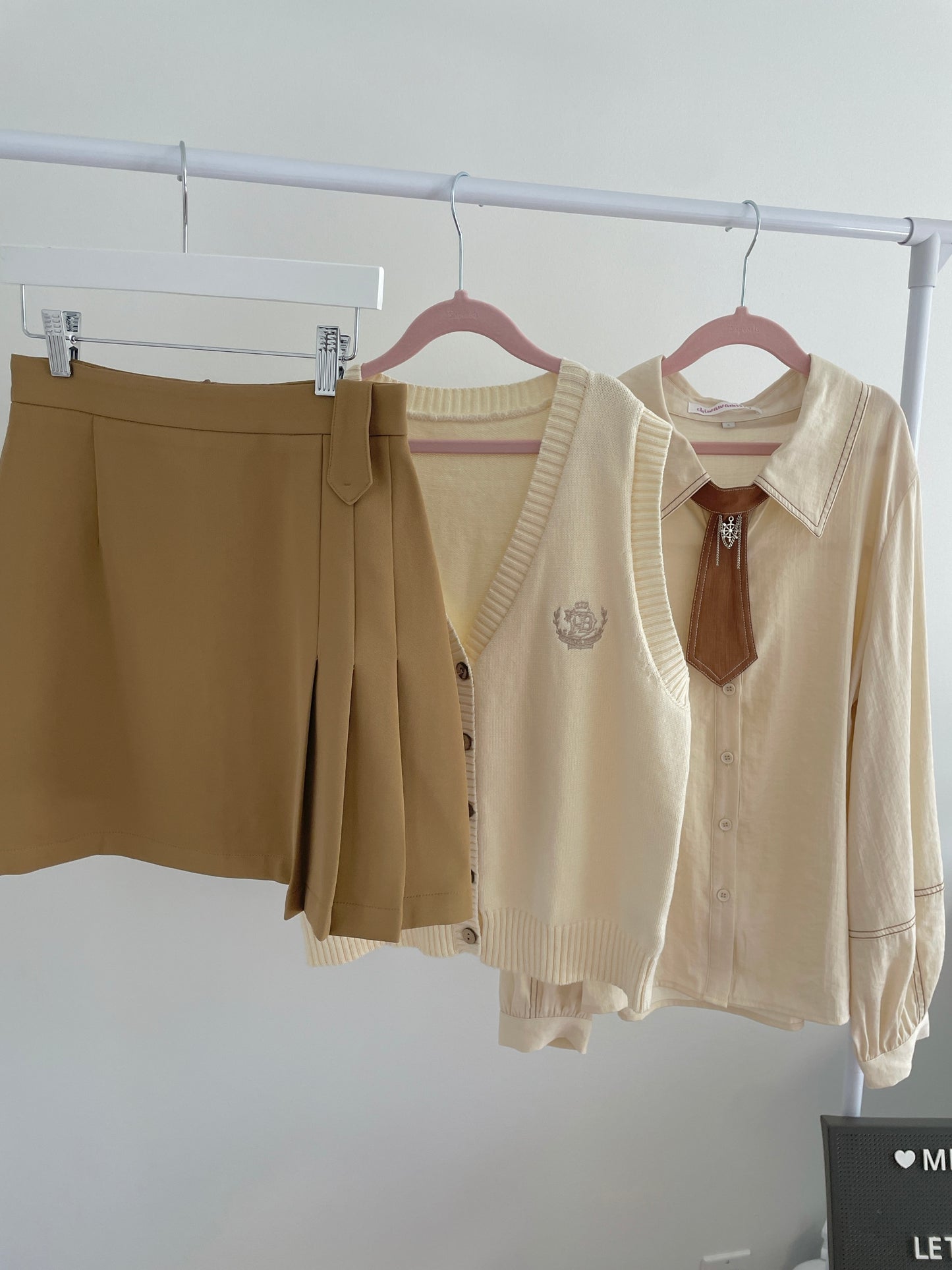 Preppy Cotton Linen Blouse
