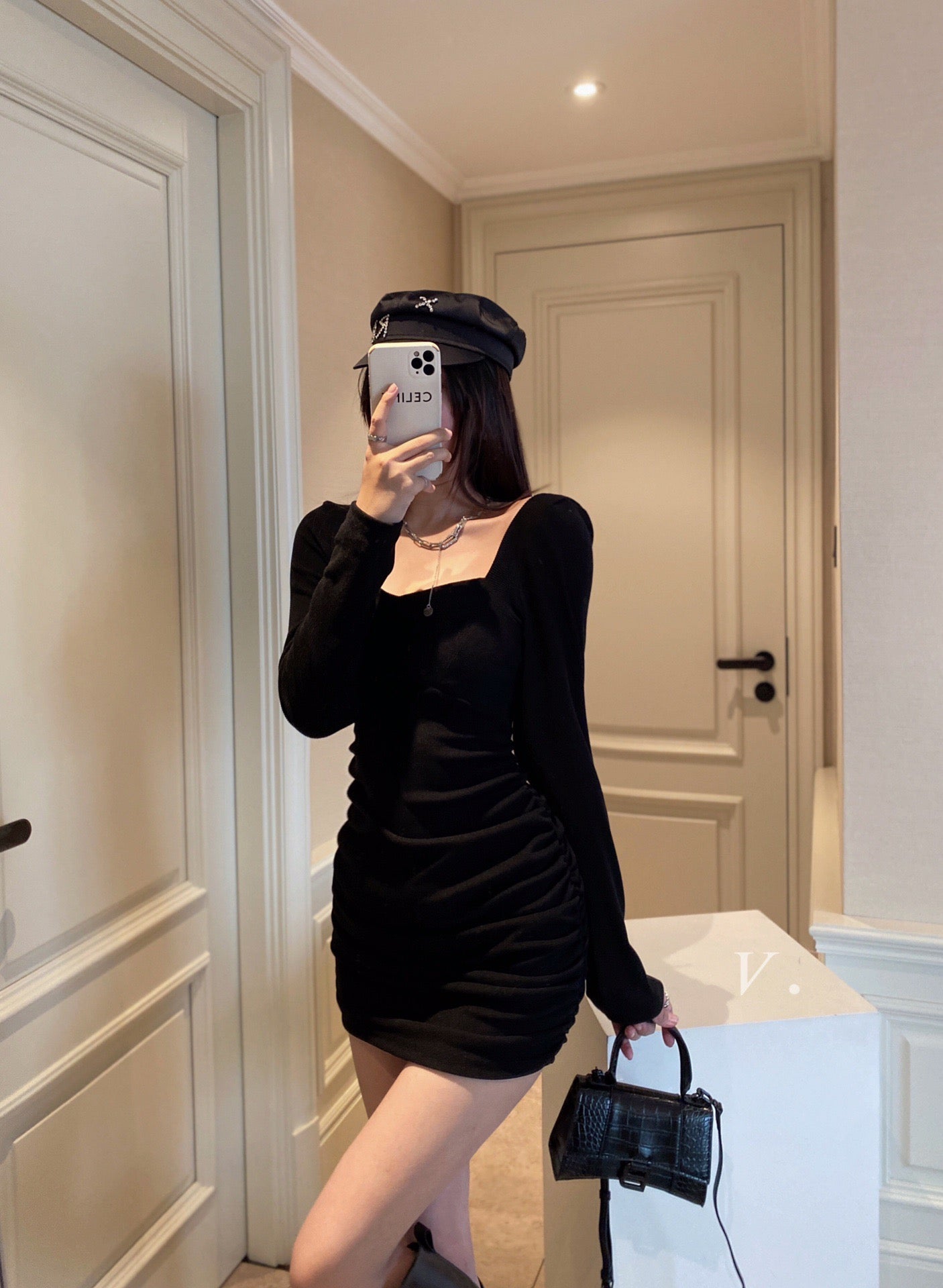 Fleece Lined Bodycon Dress