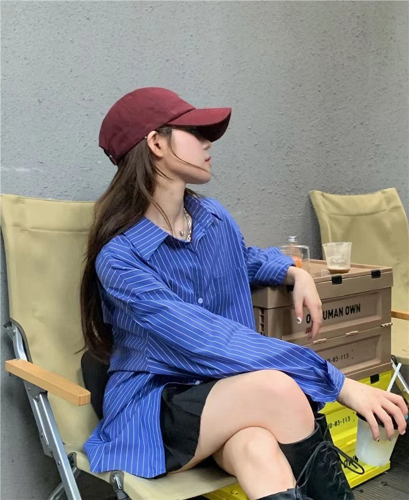 Vertical Striped Causal Shirt