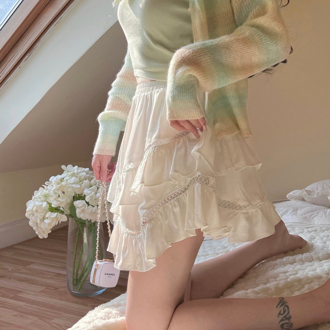 Rainbow Lightweight Knit Cardigan