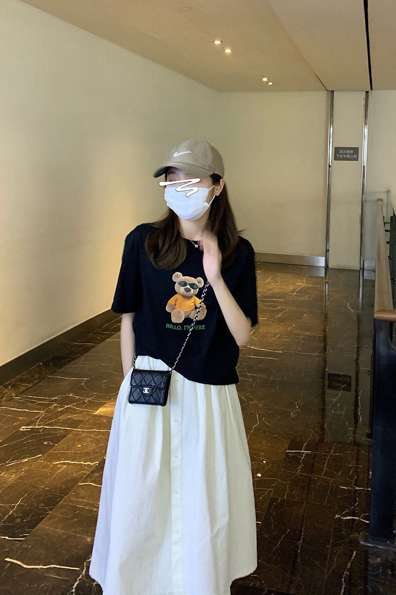Sunglasses Bear Soft Cotton Tee