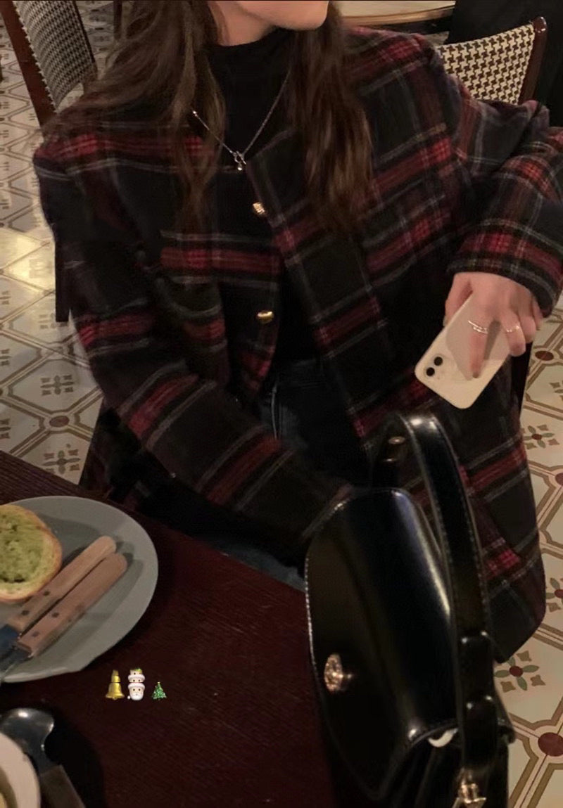 Vintage Plaid Jacket